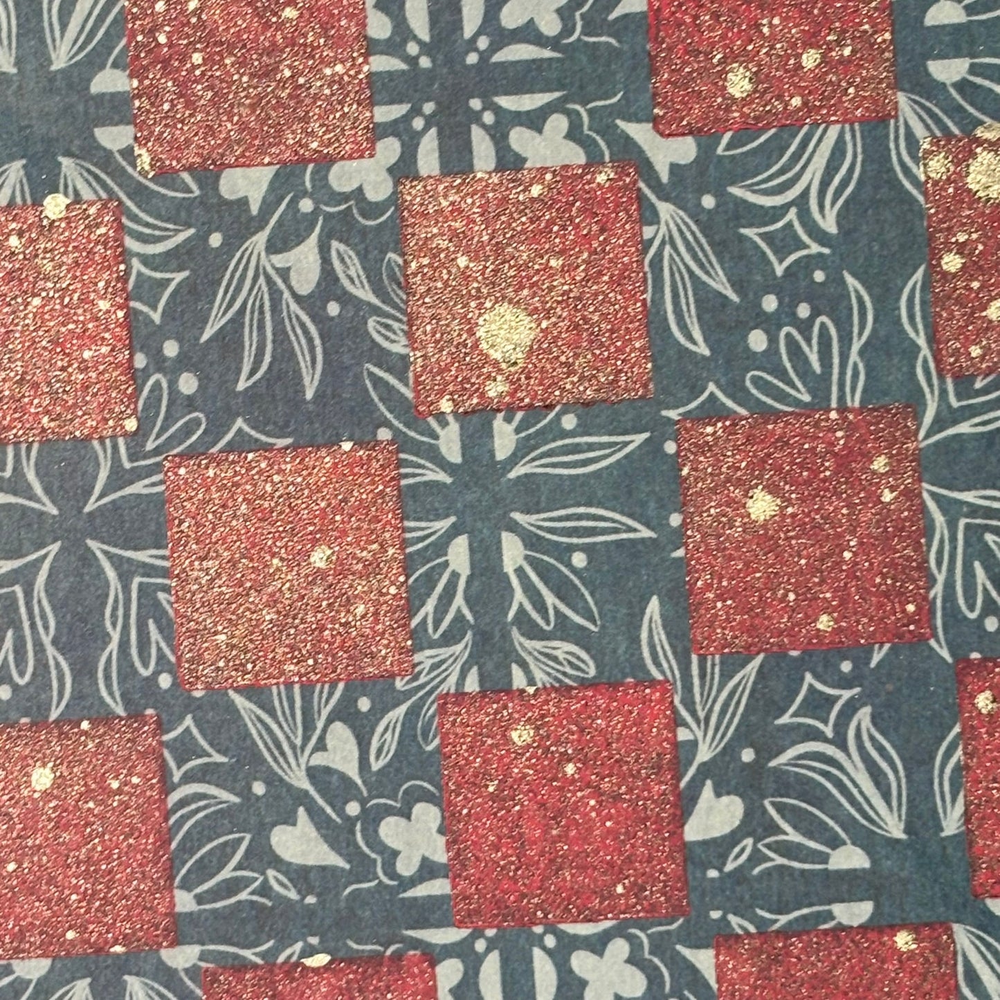 Light Pink & Blue - Scrapbook Chess Board