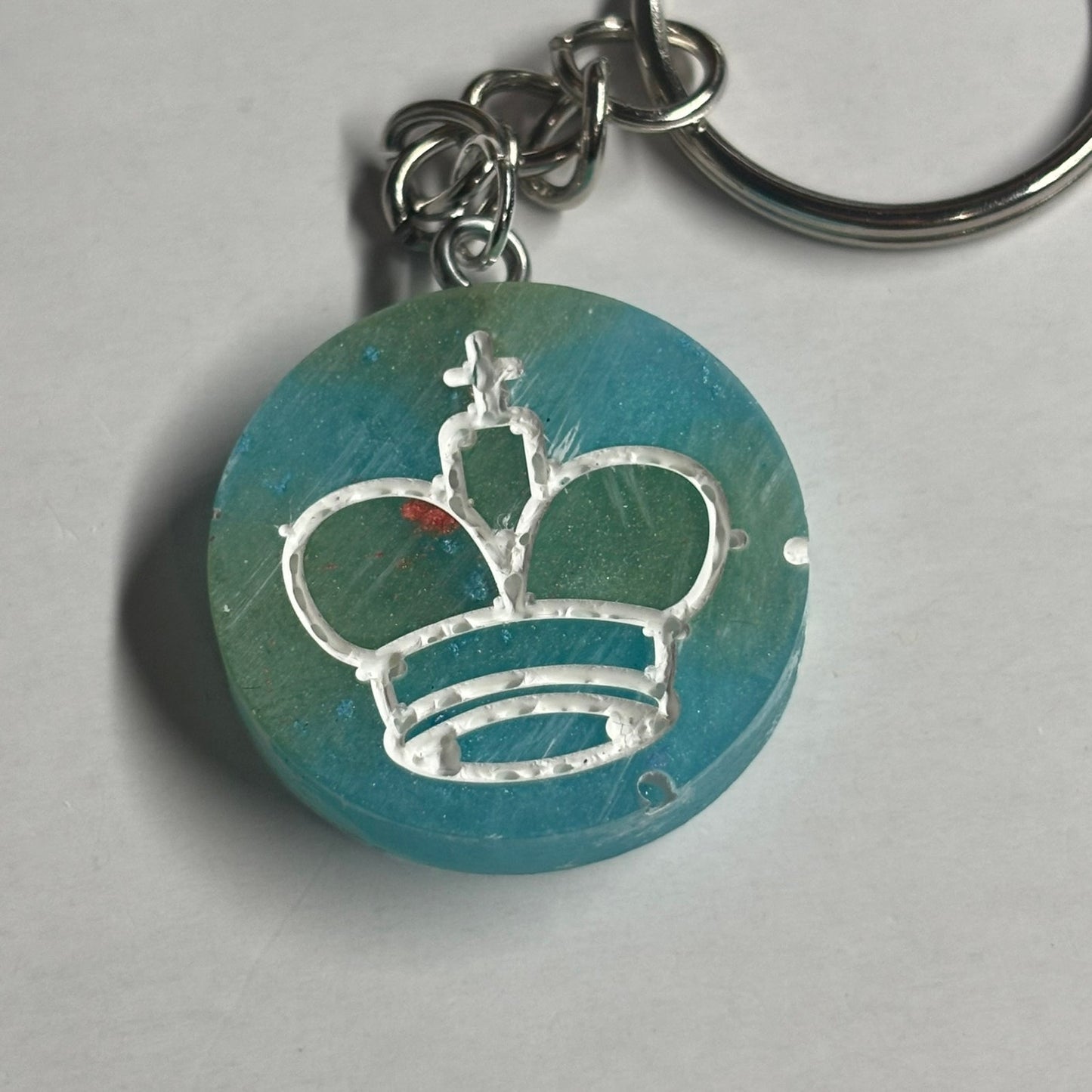 Blue Ocean King - Handmade Resin Keychain