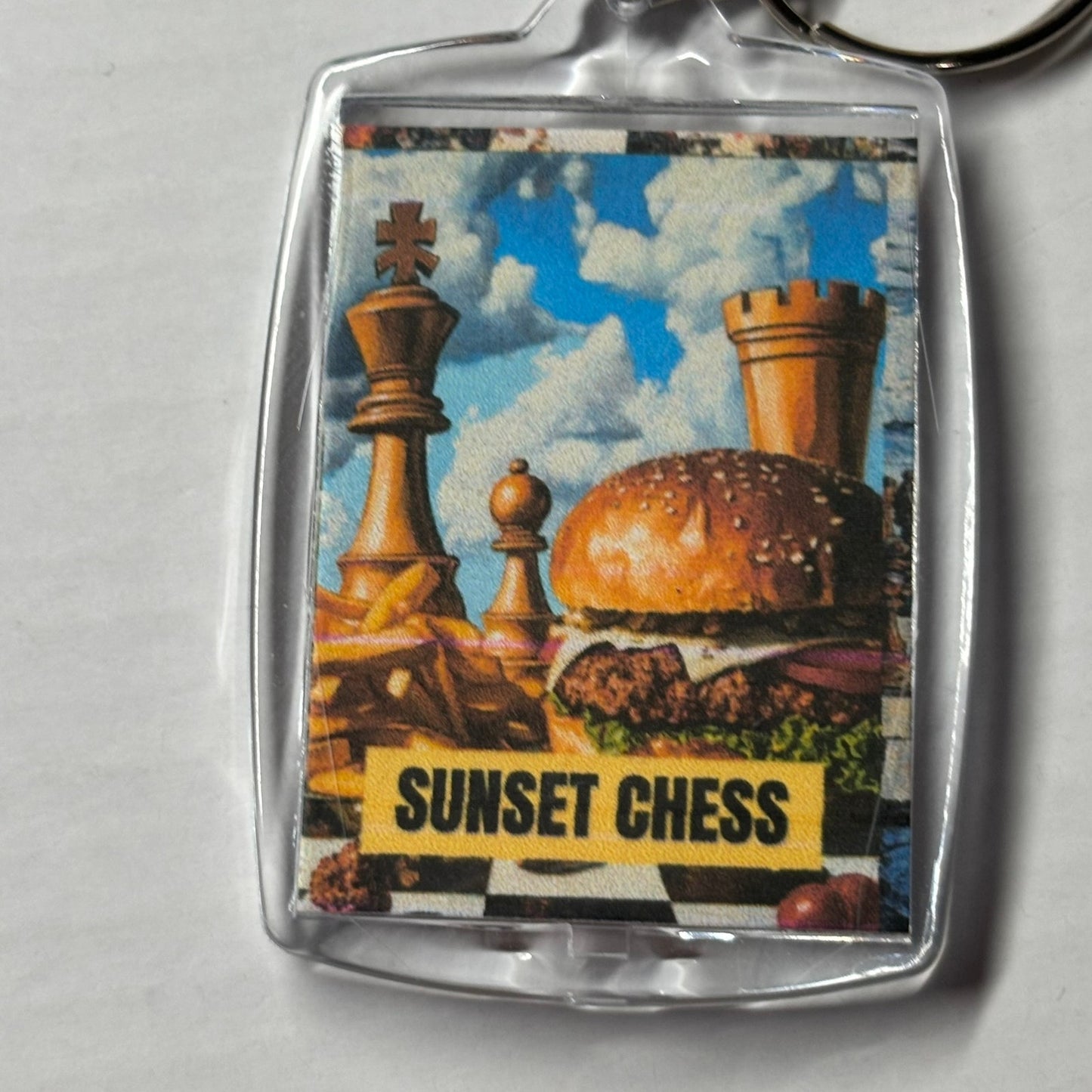 Food Joint - Chess  Photo Keychain