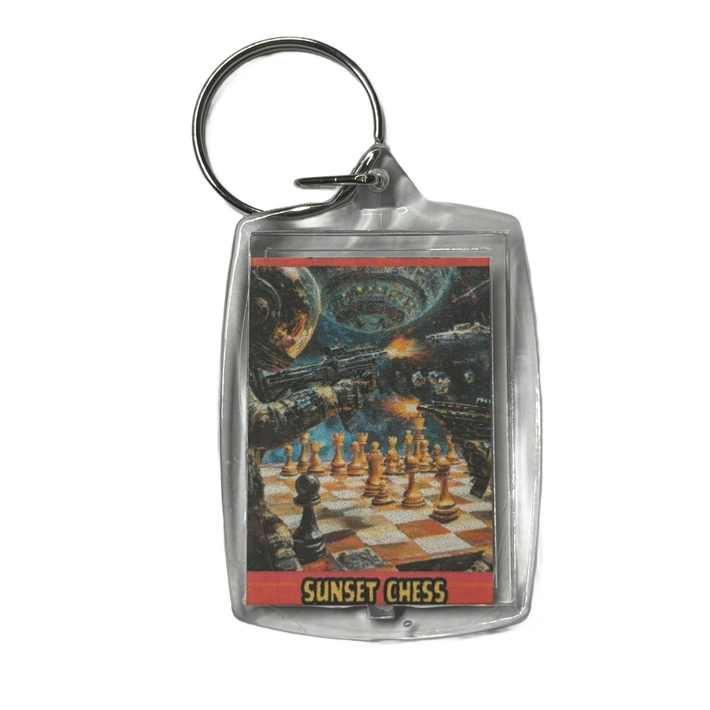 Space War - Chess  Photo Keychain
