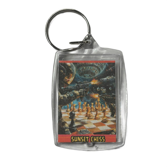 Space War - Chess  Photo Keychain