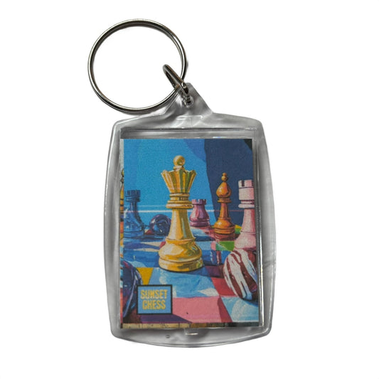 Candy Table - Chess  Photo Keychain