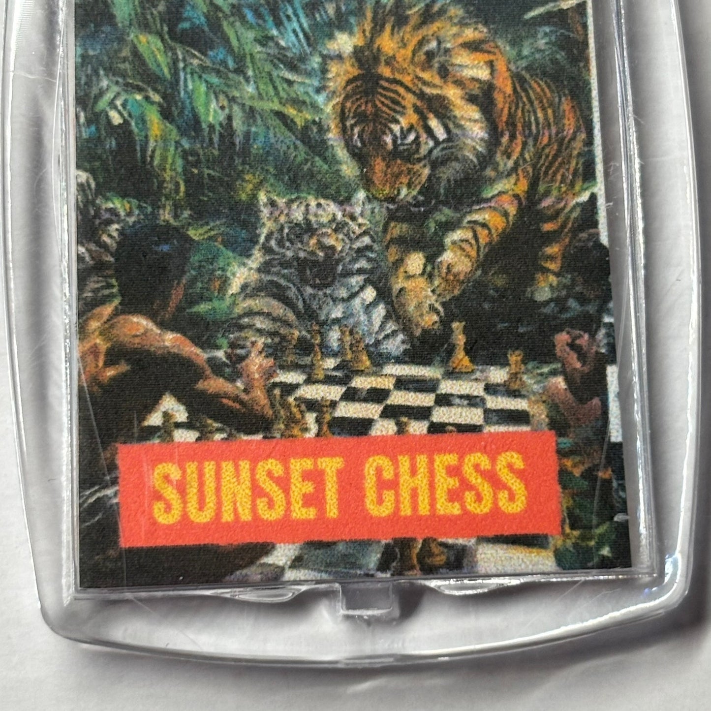 Ounce Attack - Chess  Photo Keychain
