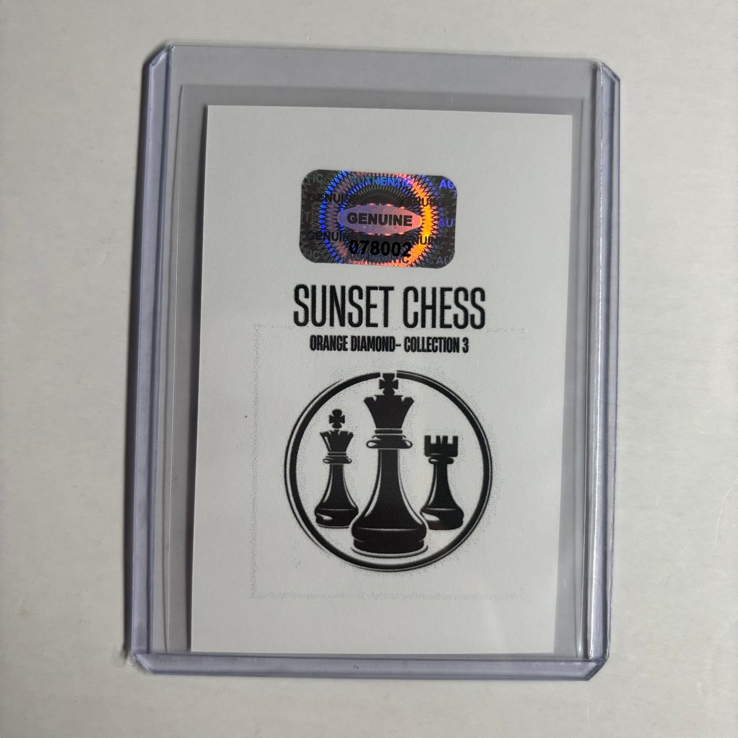 Orange Diamond Collection 3 - Trading Card