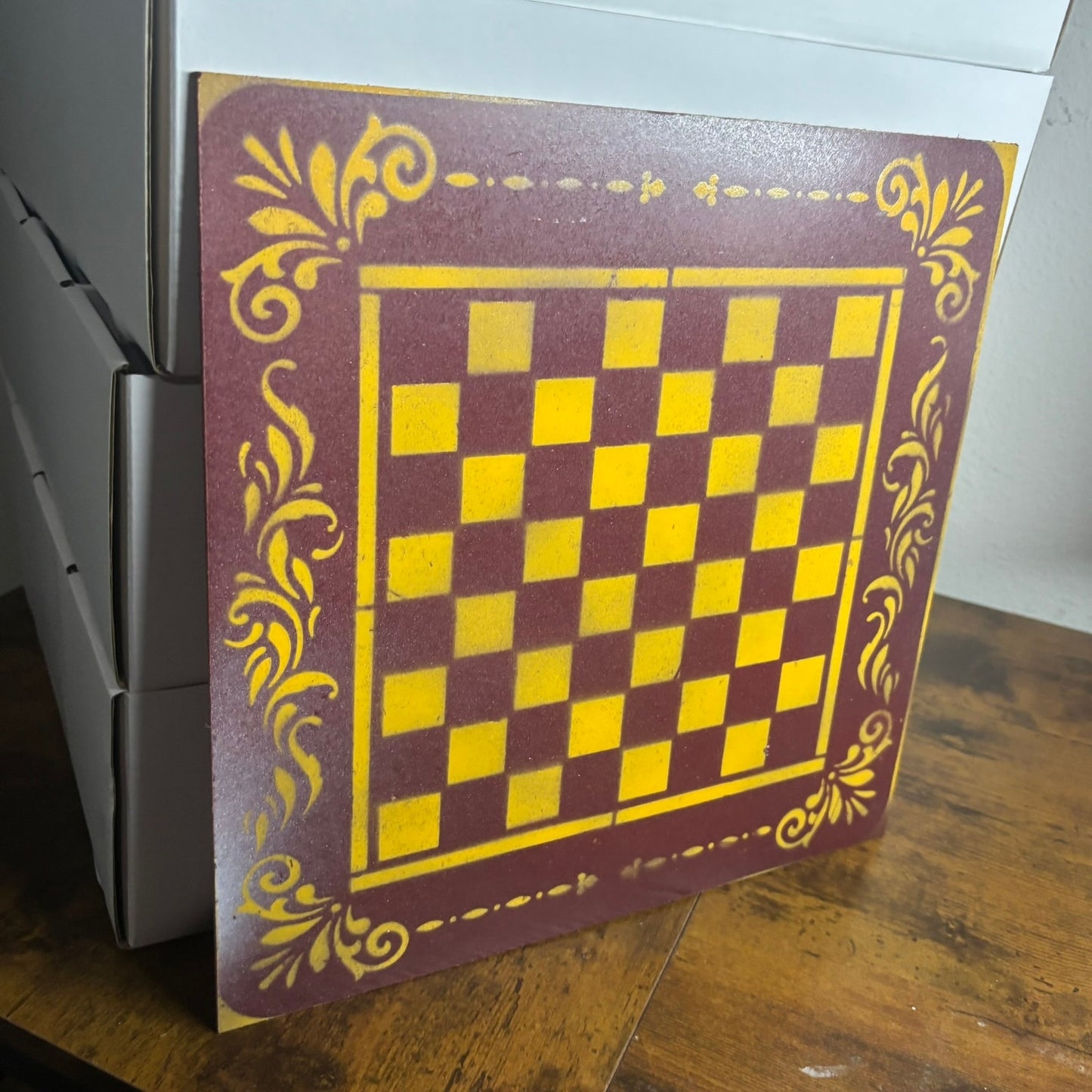 Spartan Colors - Painted Chess Board