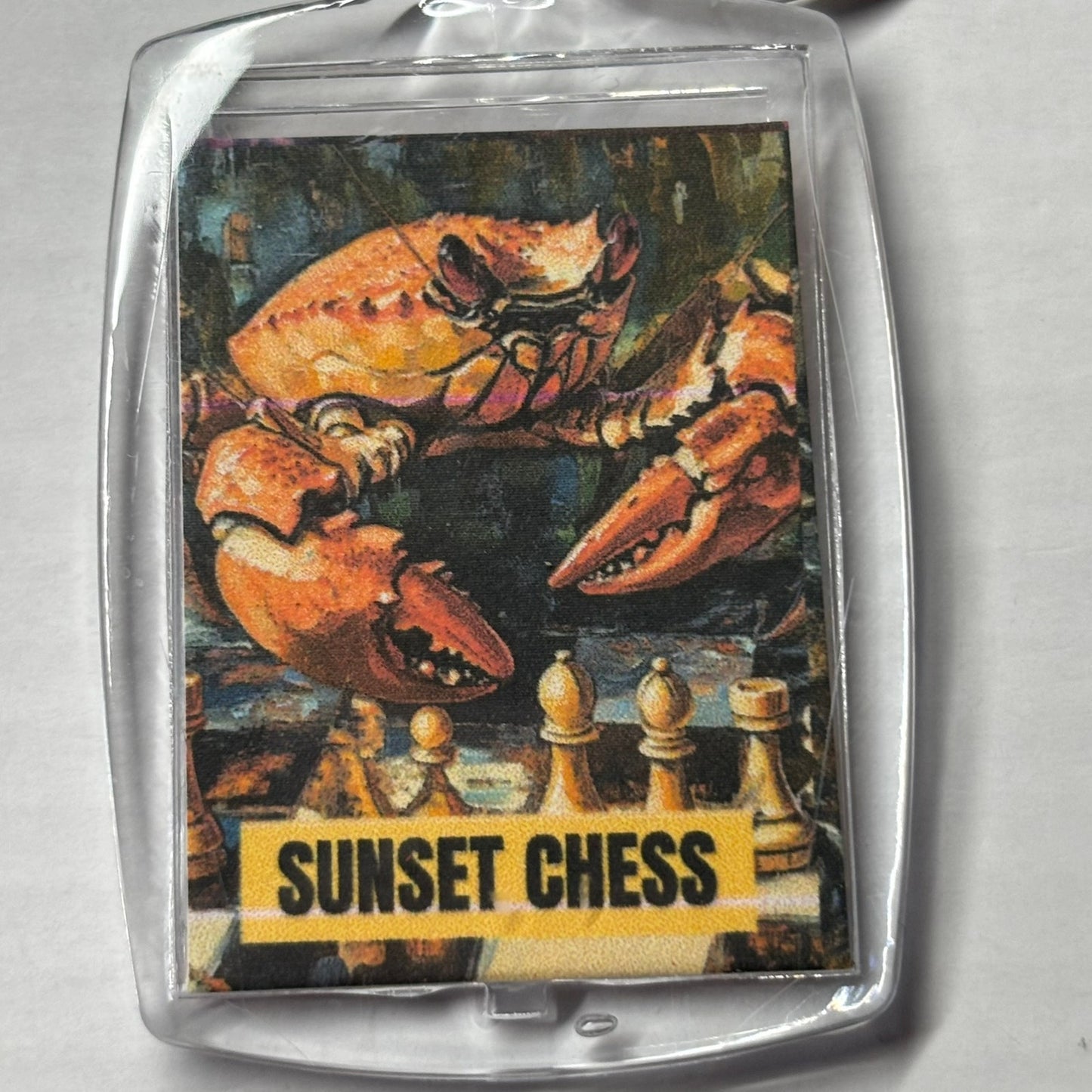 Crab Walk - Chess  Photo Keychain