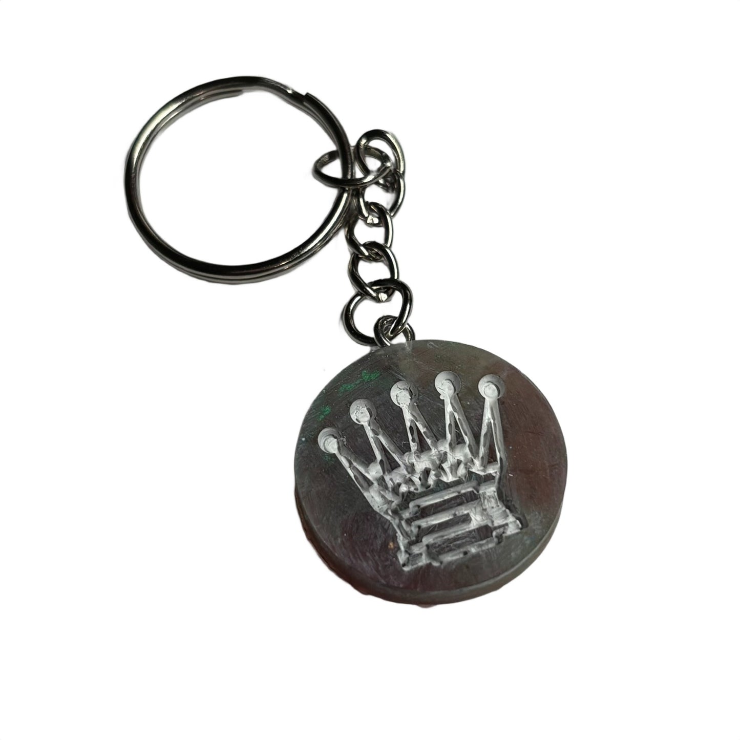 Mystic Queen Handmade Resin Keychain - Flat Edition