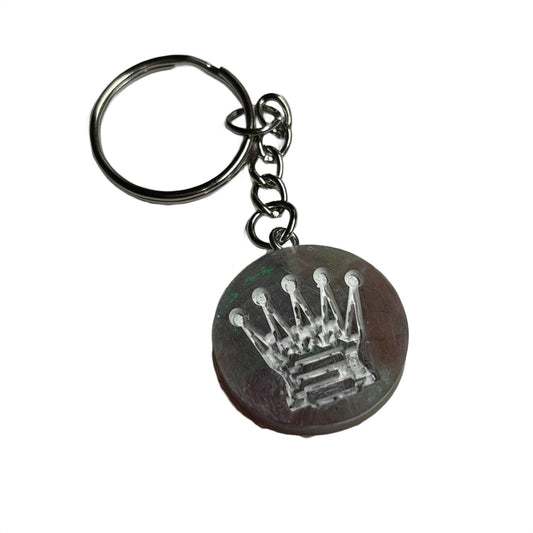 Mystic Queen Handmade Resin Keychain - Flat Edition