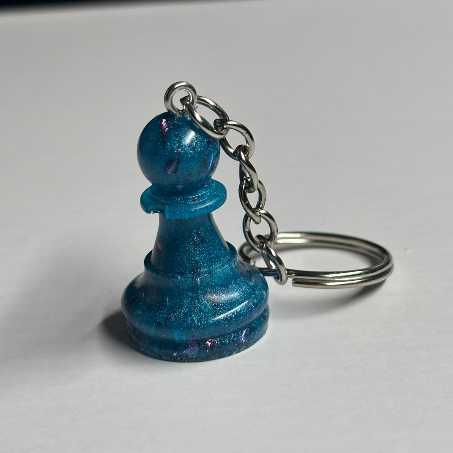 Blue Pawn - Handmade Resin Keychain