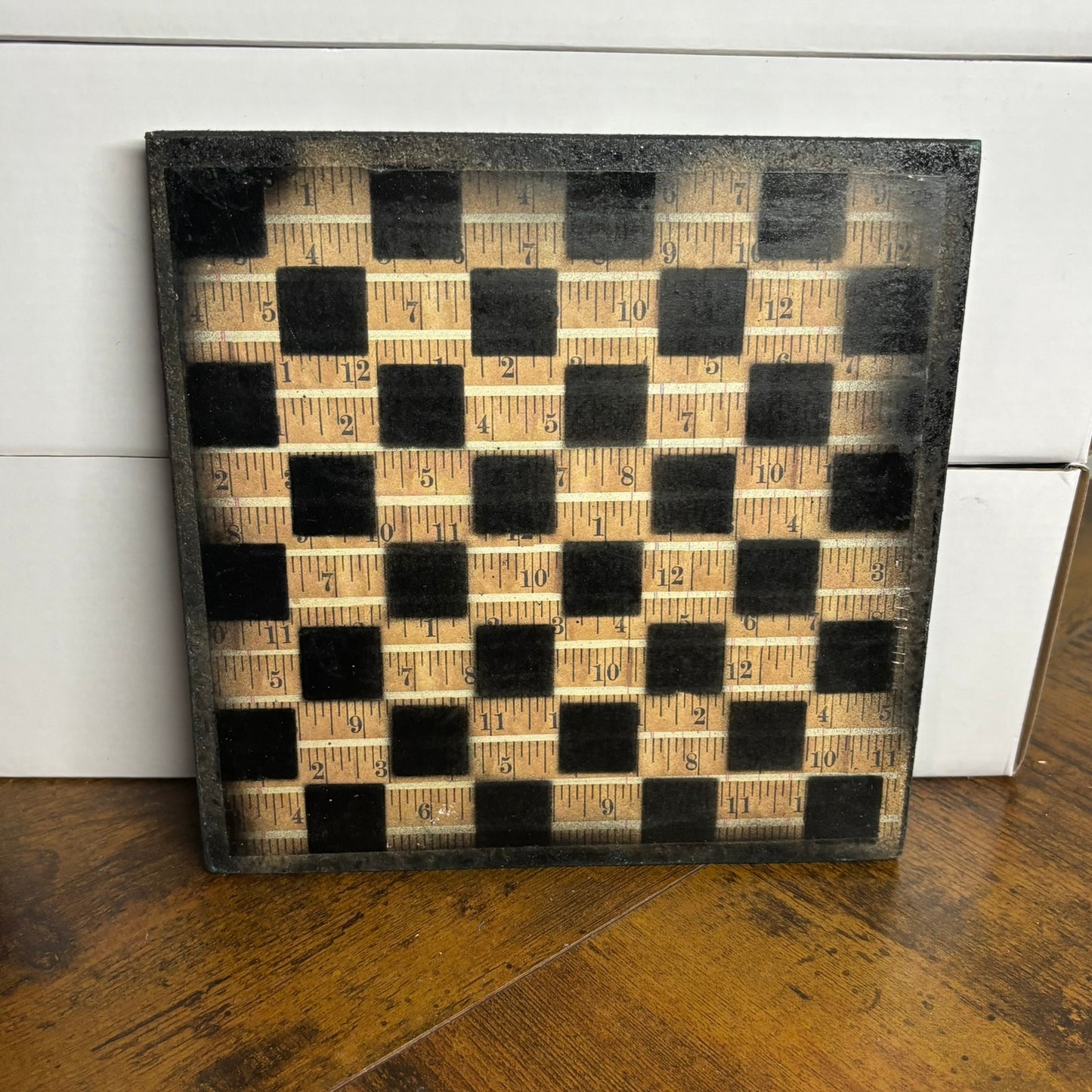 Blue & Red Chrome - Painted Double Sided Chess Board