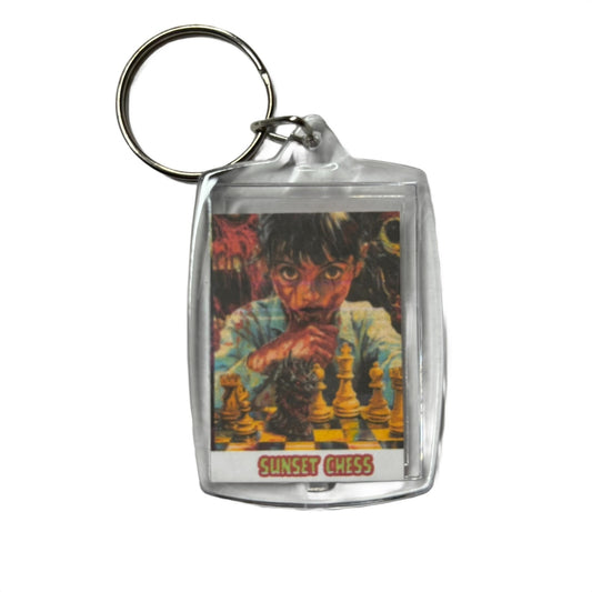 Terror Girl - Chess  Photo Keychain