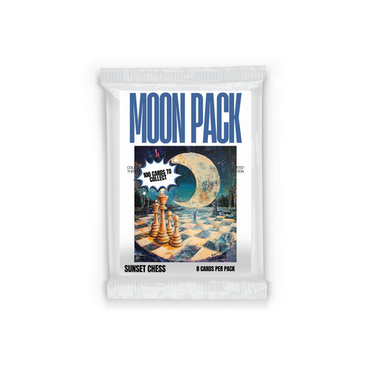 Moon Edition - Sunset Chess Scrapbook Card Pack
