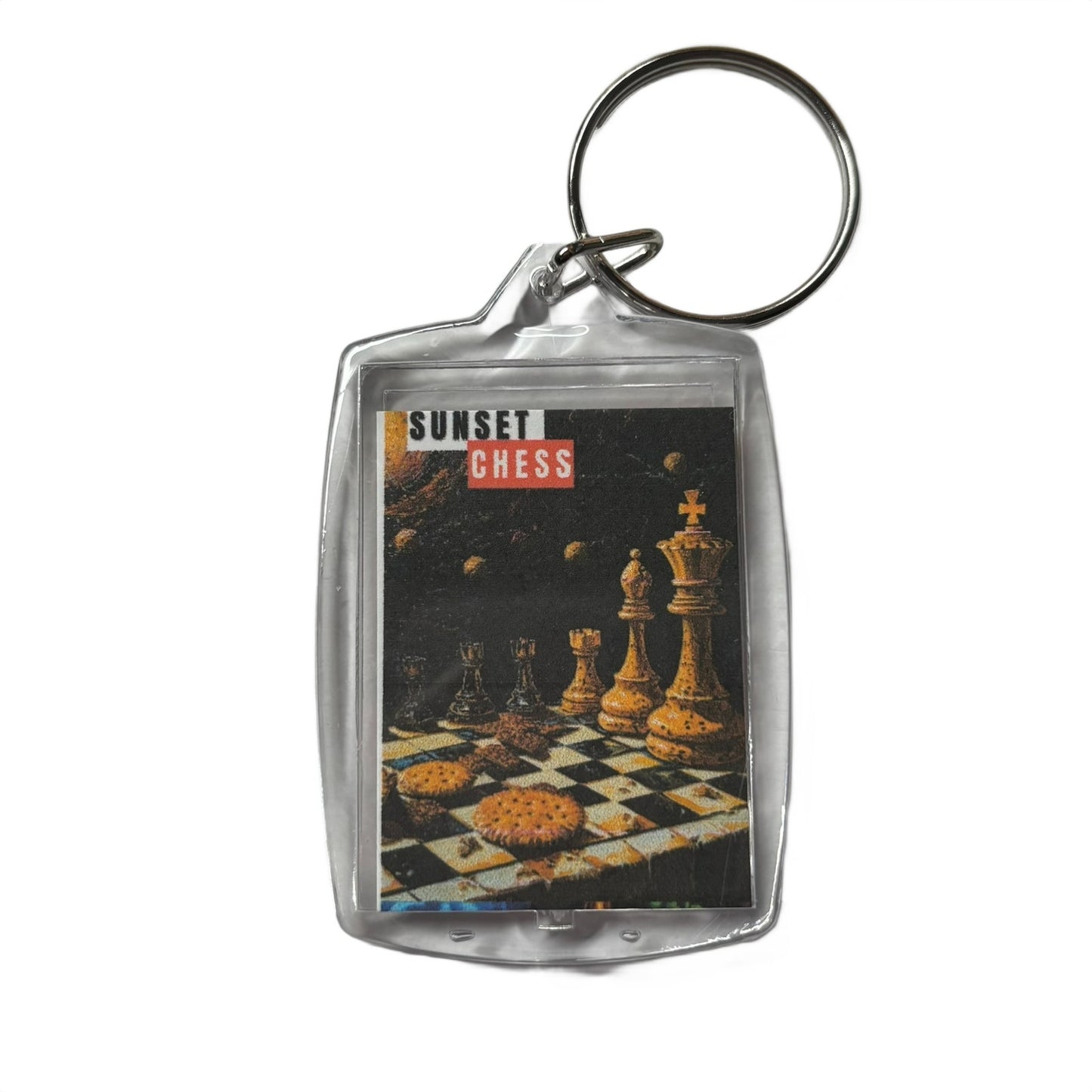 Crackers - Chess  Photo Keychain