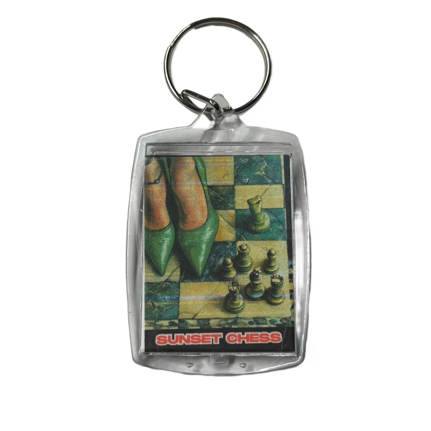 Green Shoes - Chess  Photo Keychain