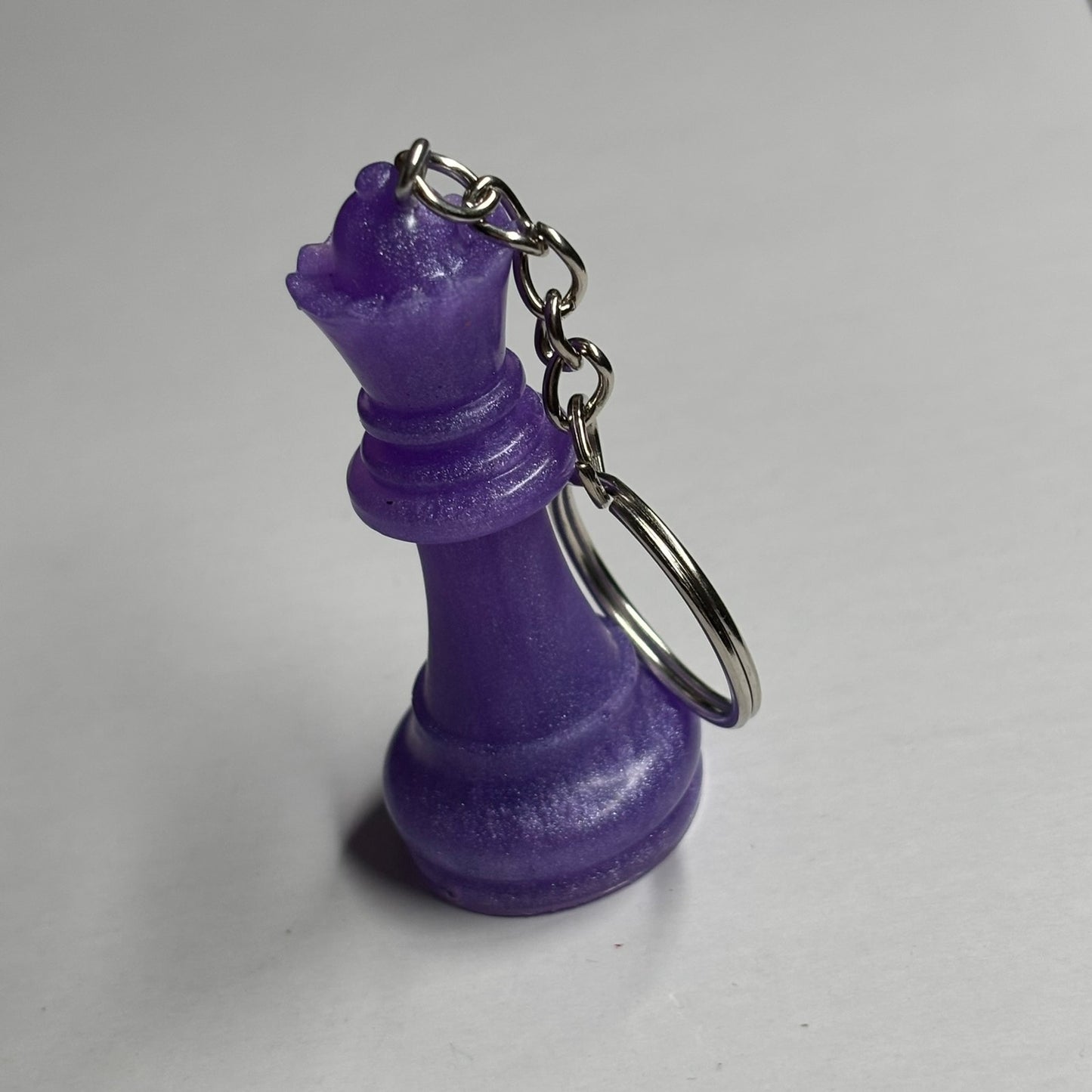 Purple Queen - Handmade Resin Keychain