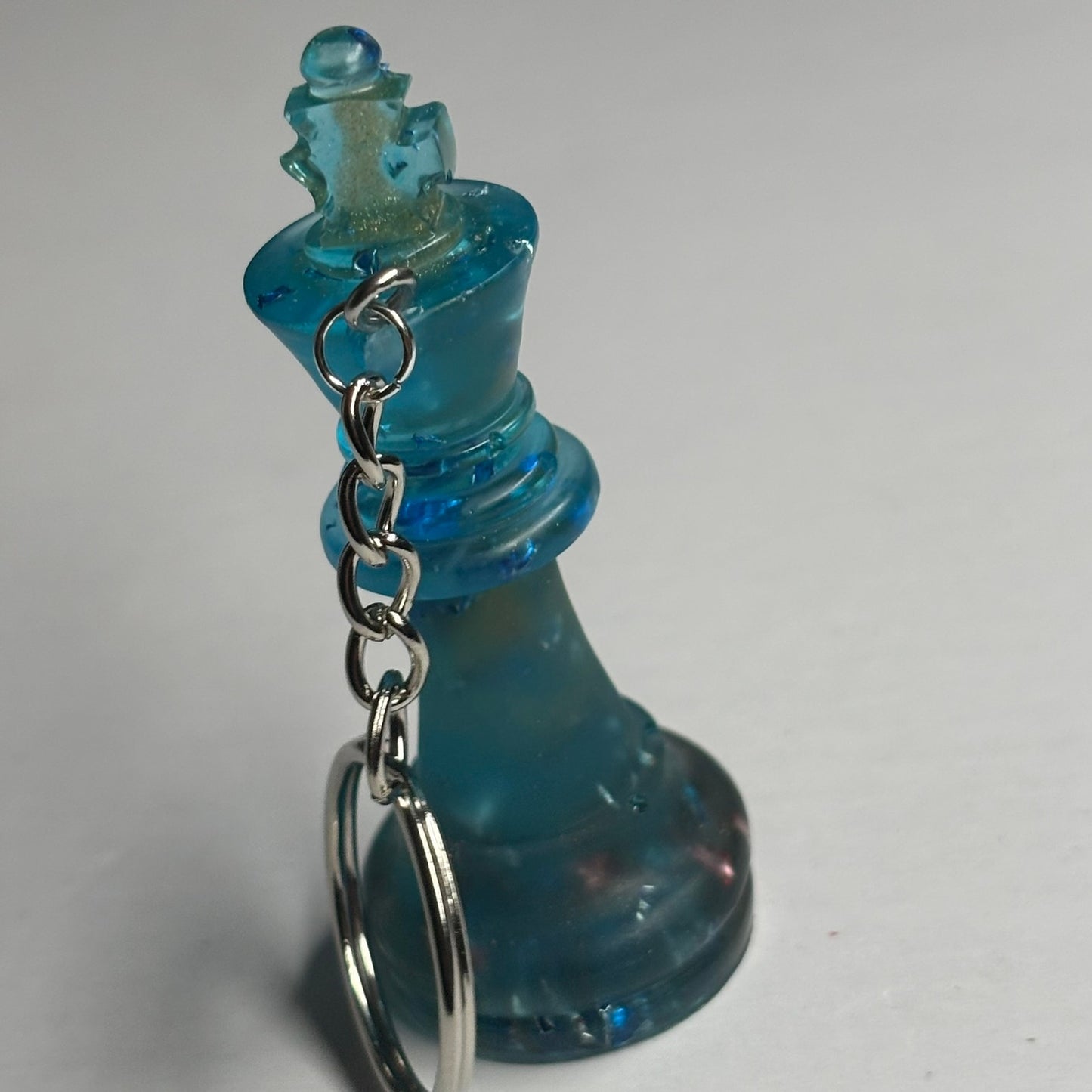 Ocean Blue King - Handmade Resin Keychain