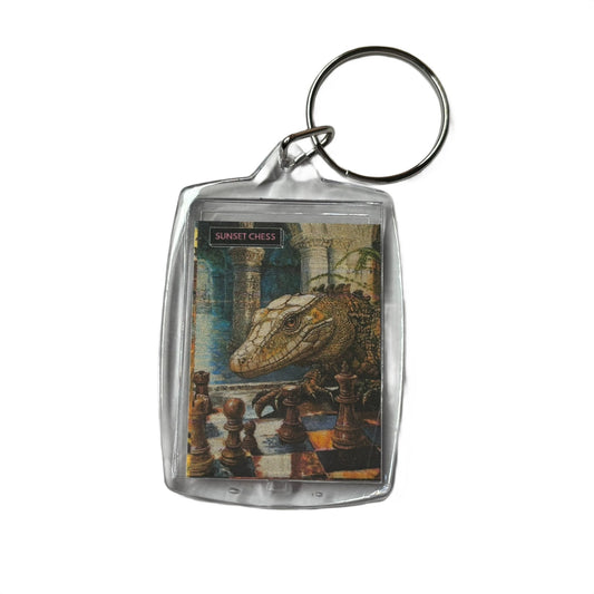 Lizard King - Chess  Photo Keychain