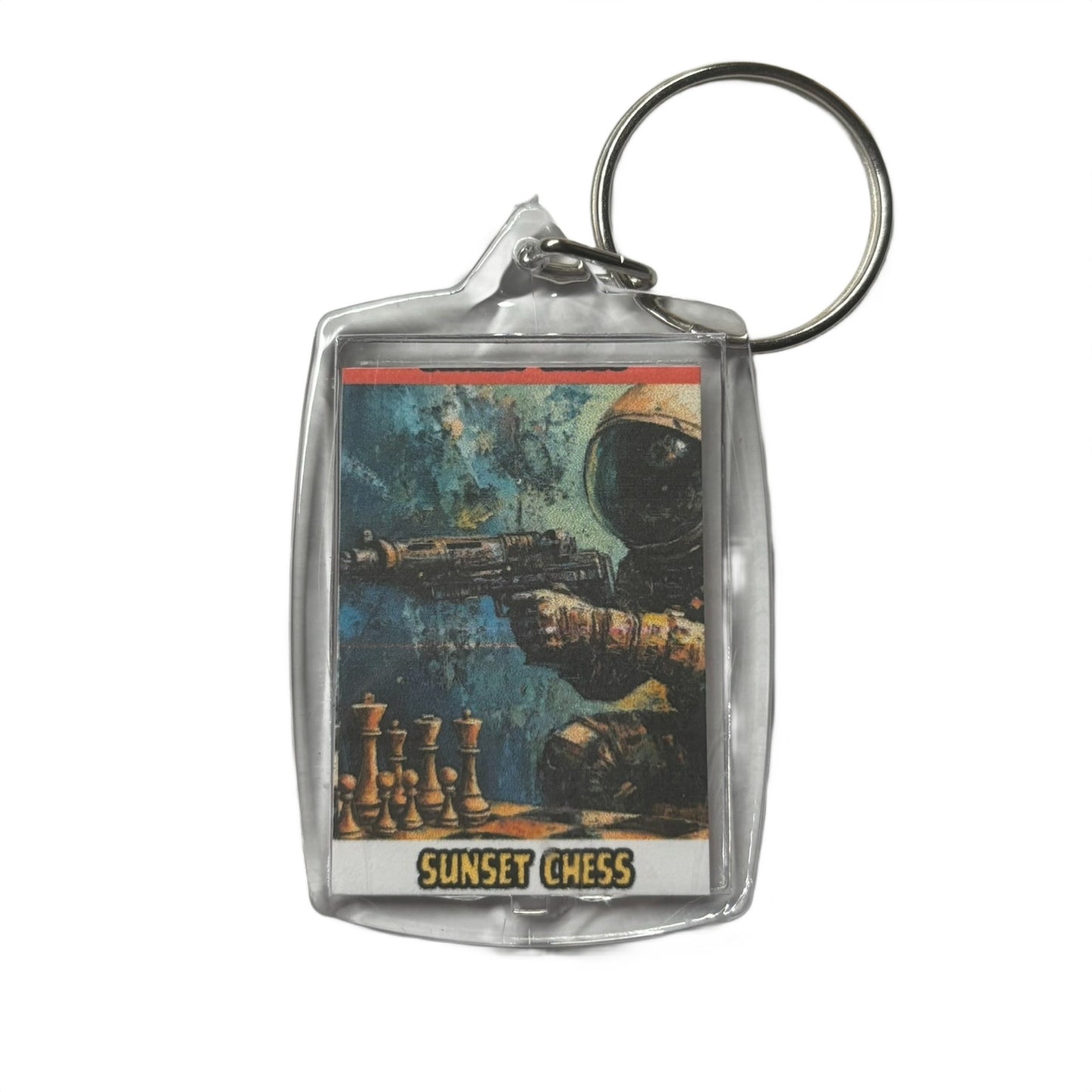 Space Shot - Chess  Photo Keychain