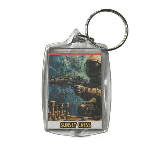 Space Shot - Chess  Photo Keychain