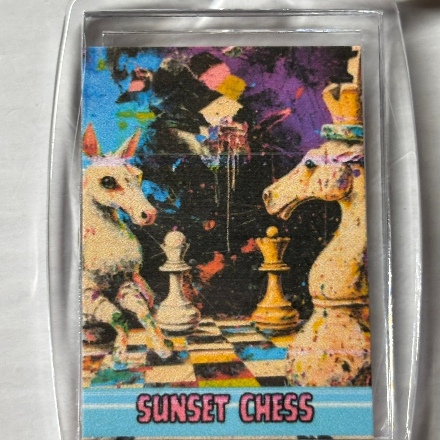 Crazy Game - Chess  Photo Keychain