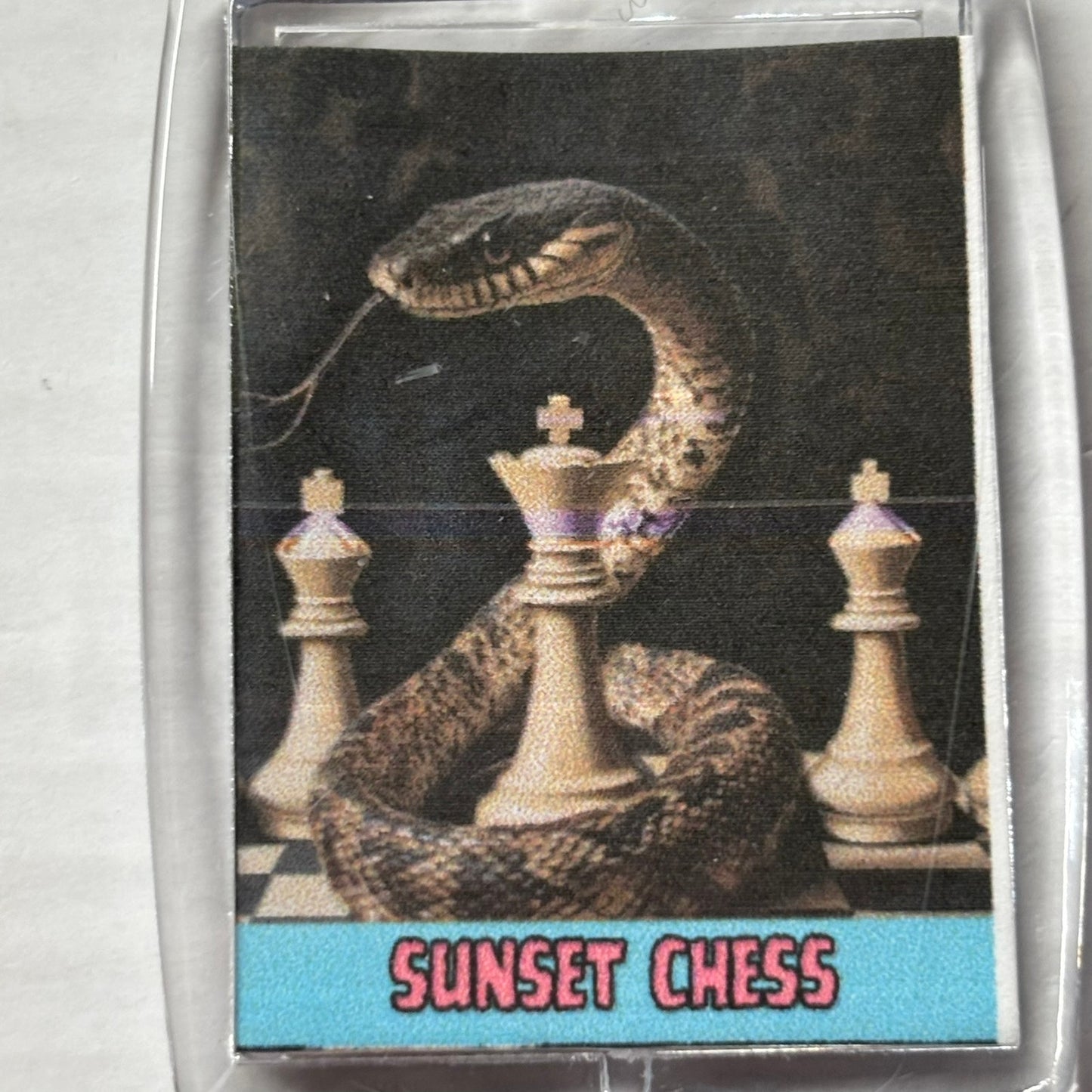 Lethal Snake - Chess  Photo Keychain