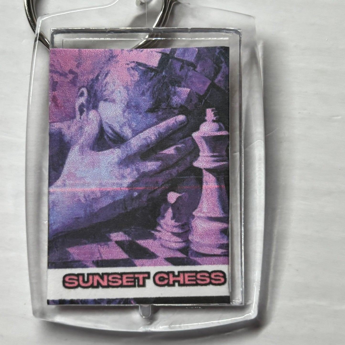 Purple Disgrace - Chess  Photo Keychain