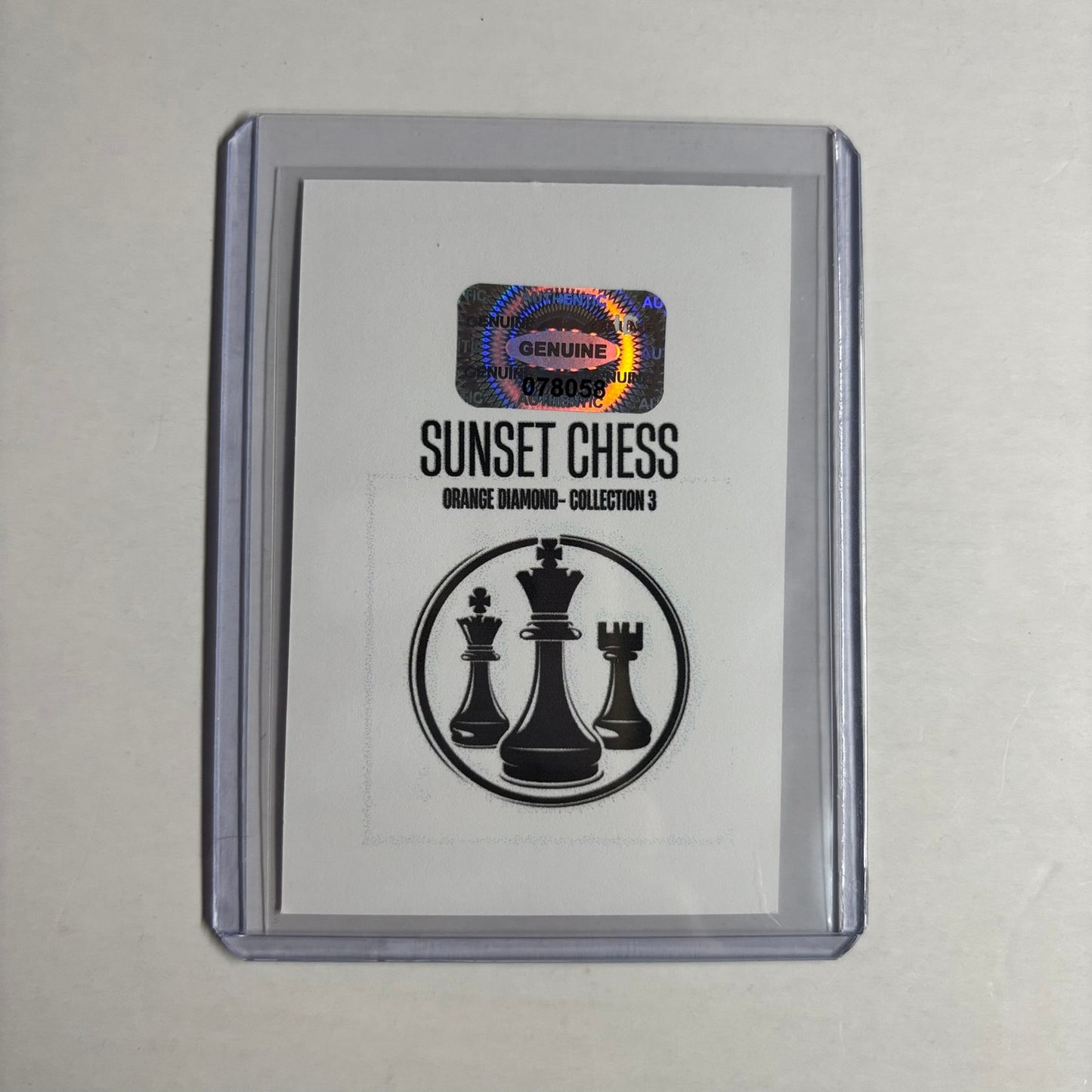 Orange Diamond Collection 3 - Trading Card