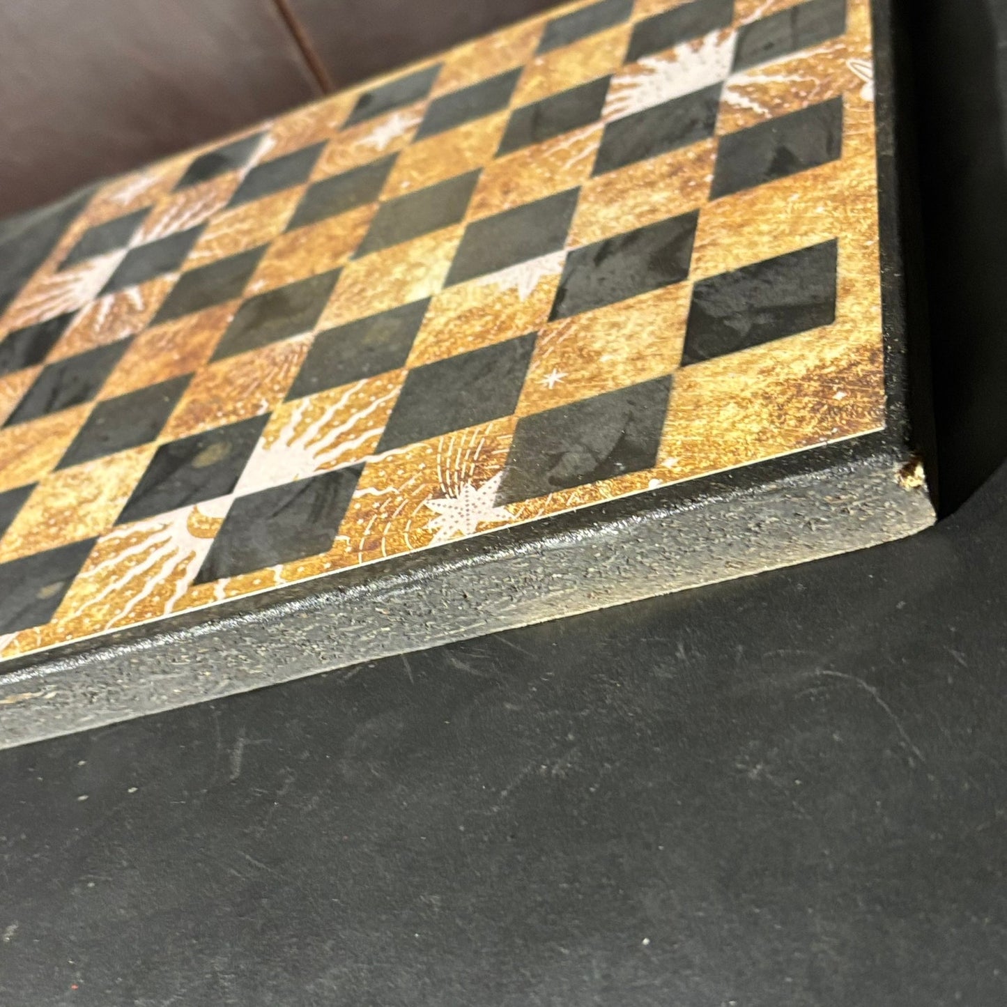 Golden Sun - Scrapbook Chess Board