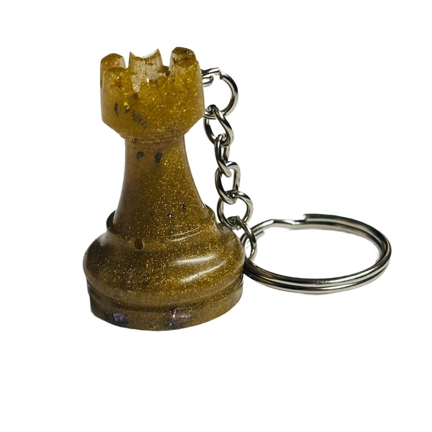 Dirty Green Rook - Handmade Resin Keychain