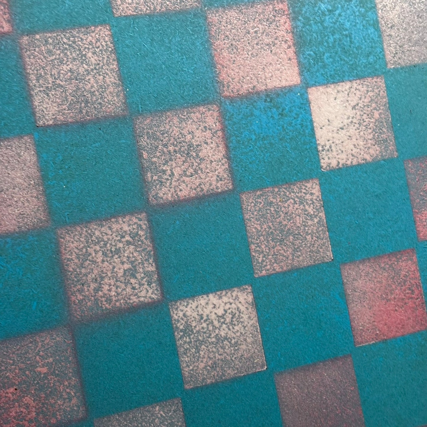 Pink & Blue - Painted Chess Board