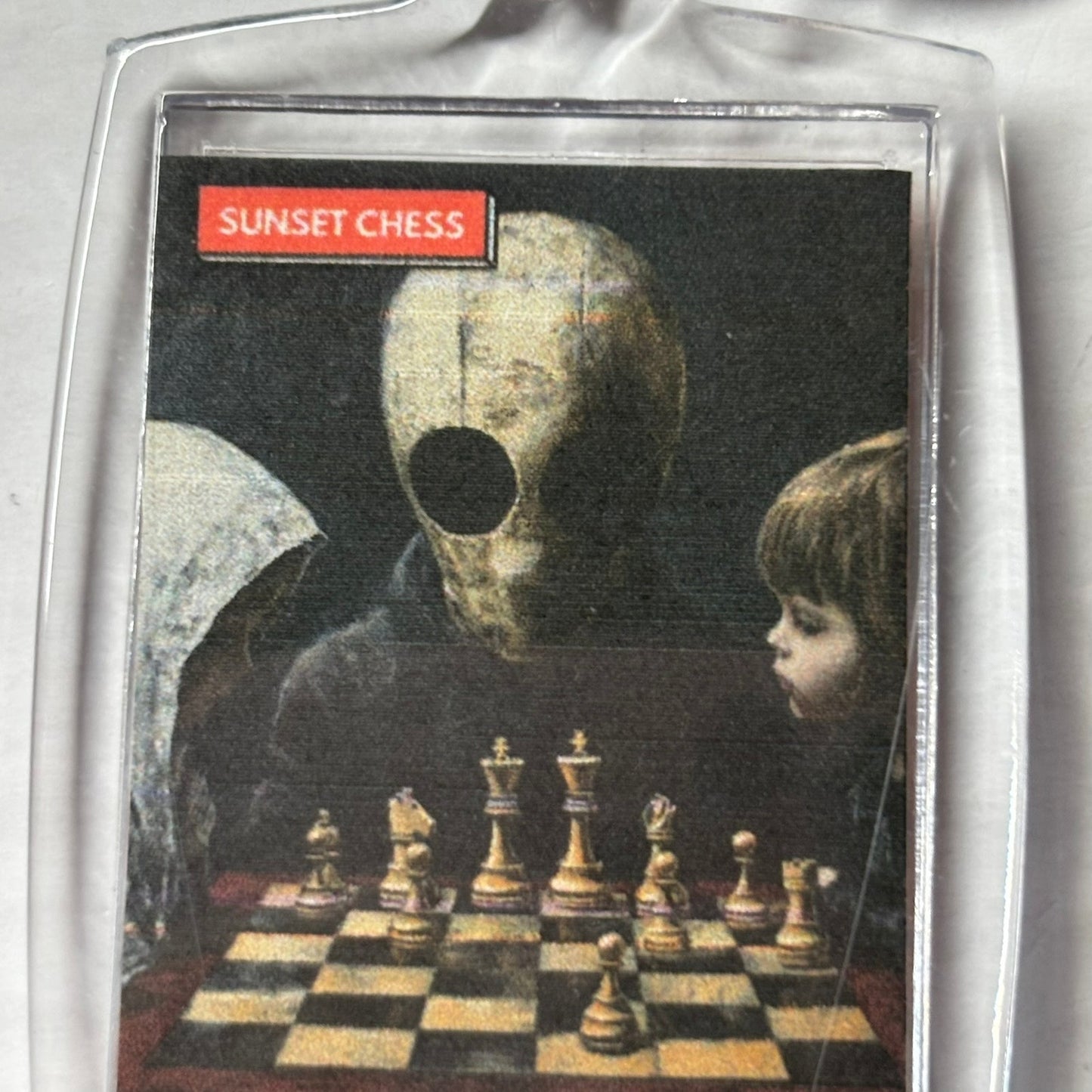Dark House - Chess  Photo Keychain