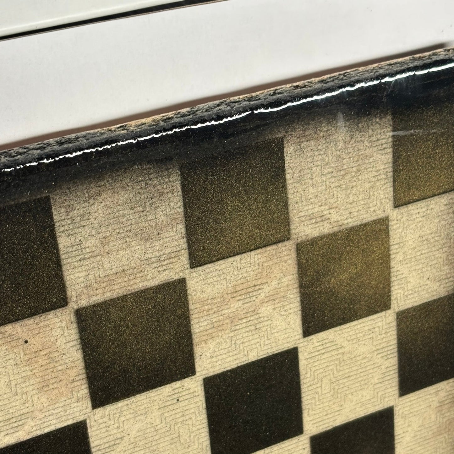 Simple Cream - Resin Coated Chess Board