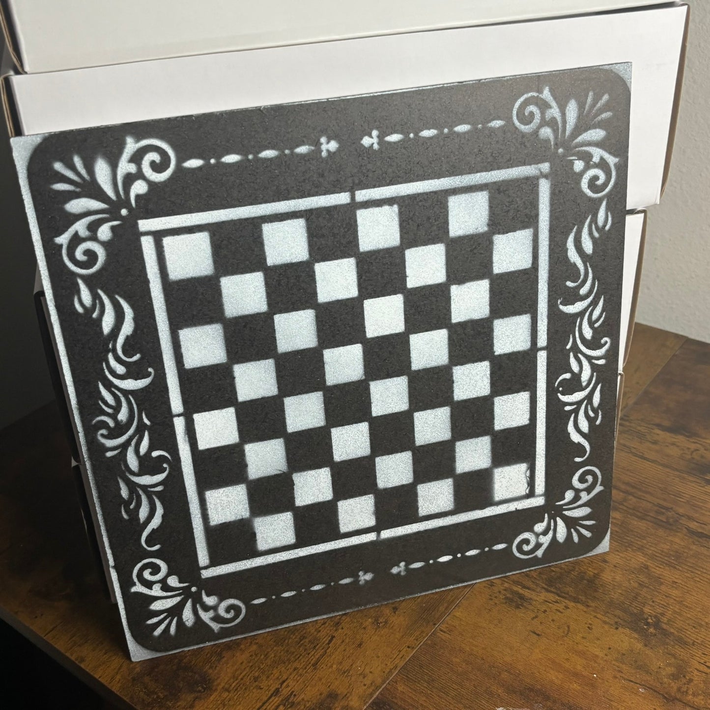 Simple Royal - Painted Chess Board