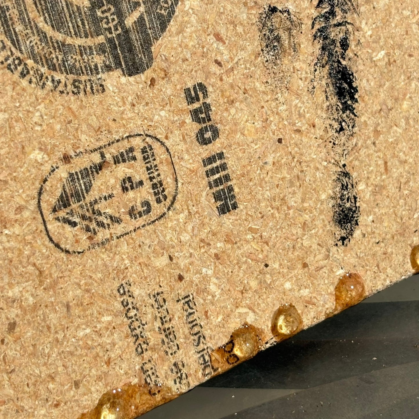 Pink Beach Gold - Resin Coated Chess Board