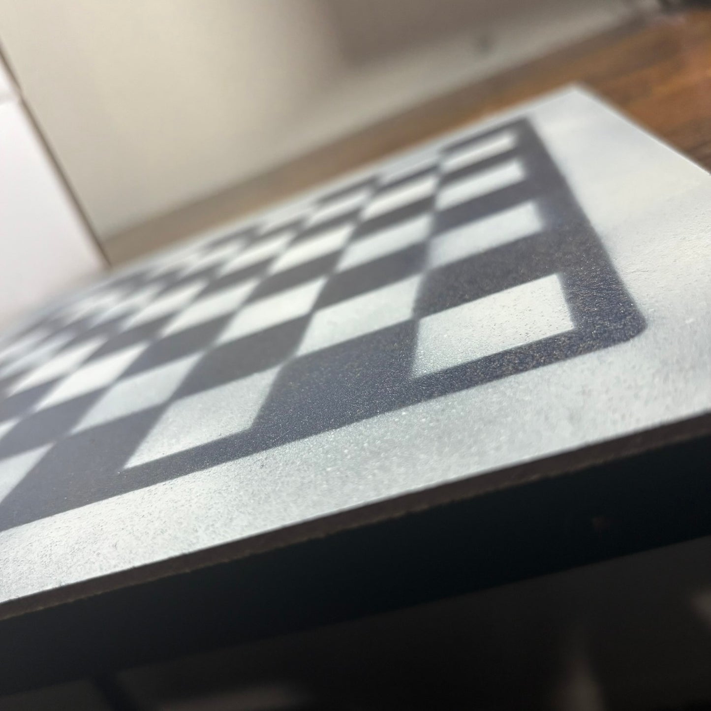 Metallic Blue - Painted Chess Board