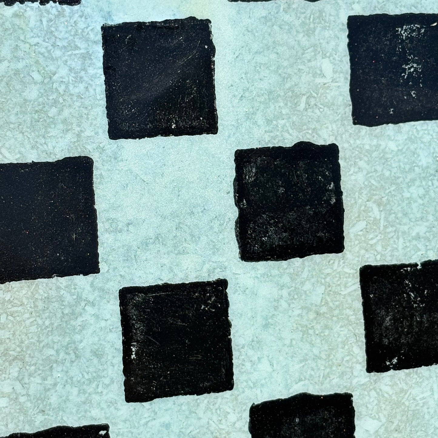 Mint Blue - Resin Coated Chess Board
