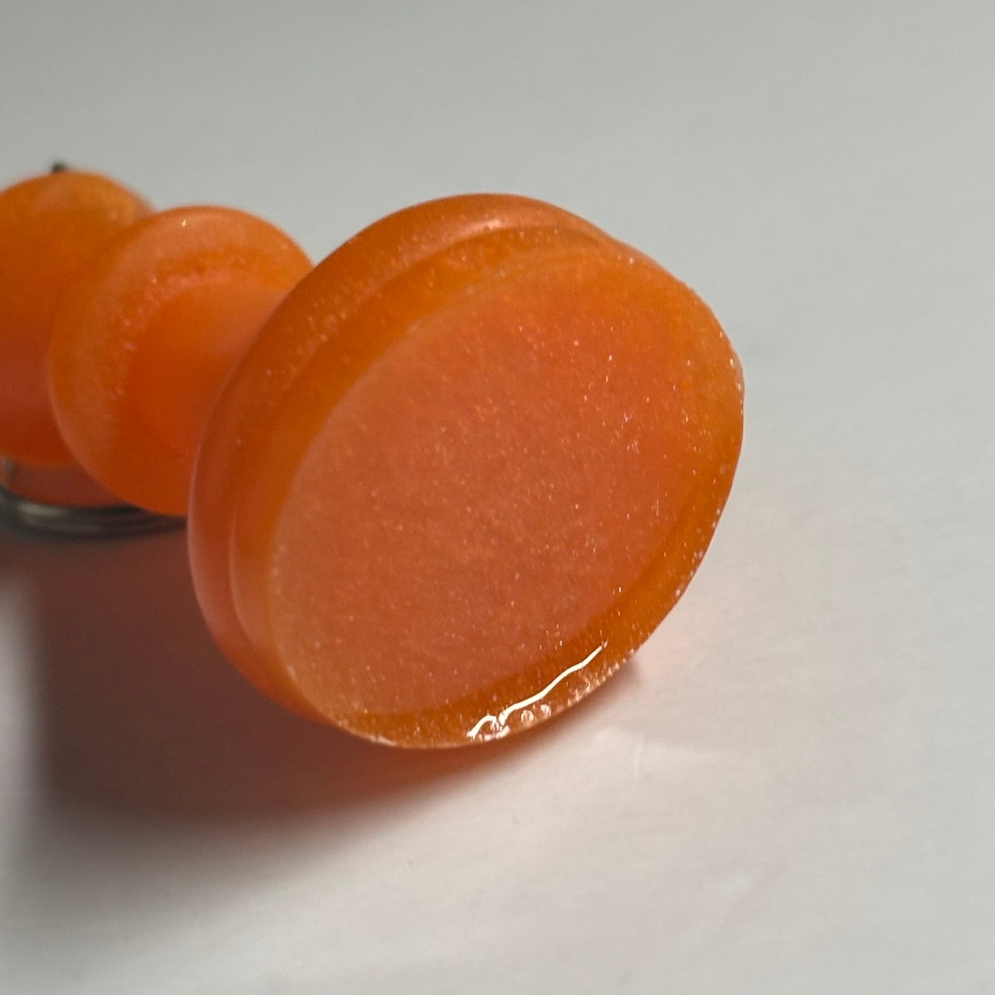 Orange King - Handmade Resin Keychain