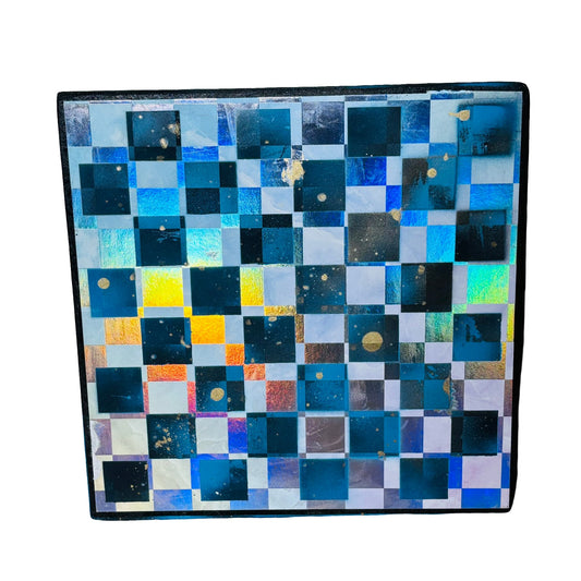 Chrome Shine Delusion - Scrapbook Chess Board