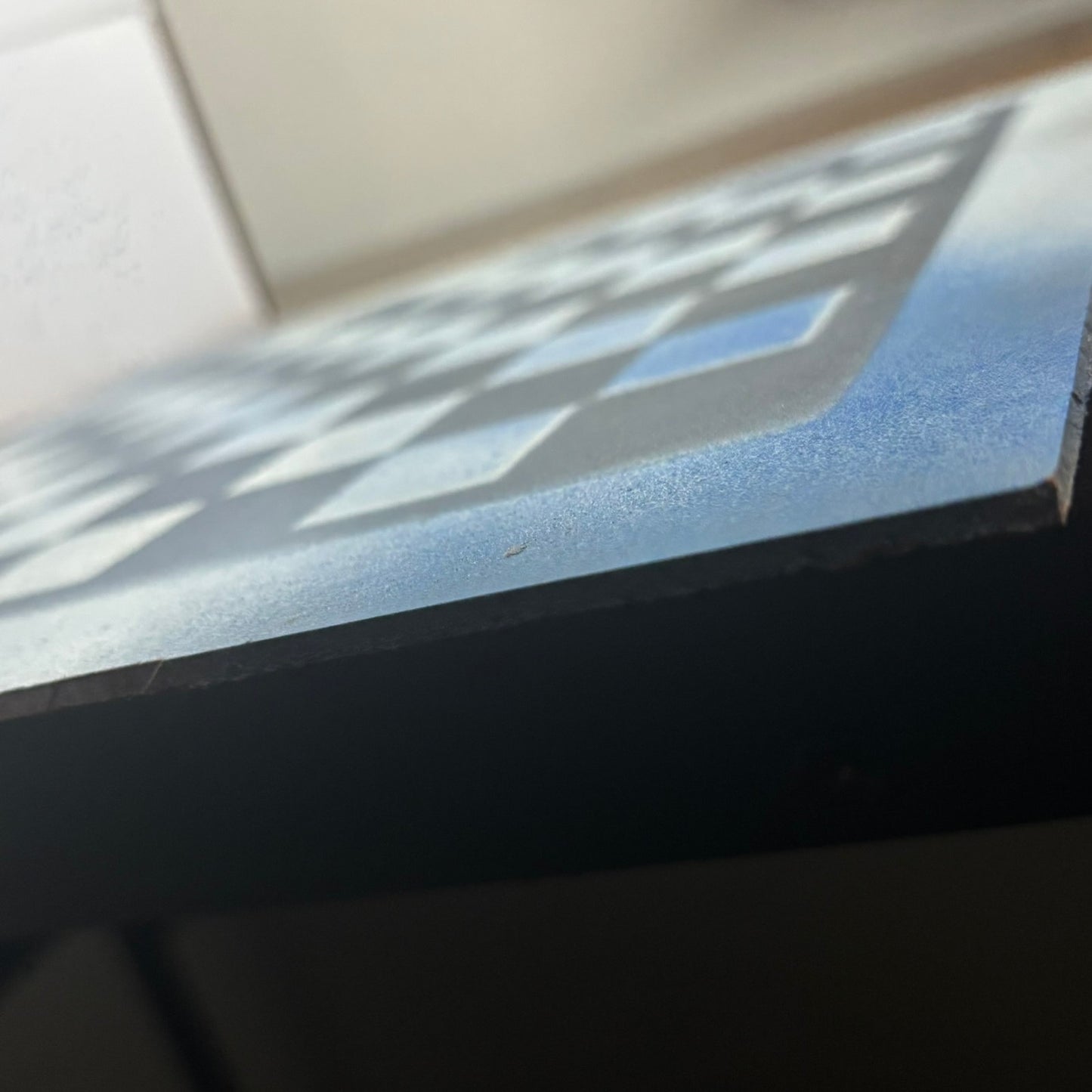 Metallic Blue - Painted Chess Board