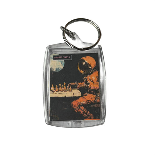 Space Astronaut - Chess  Photo Keychain
