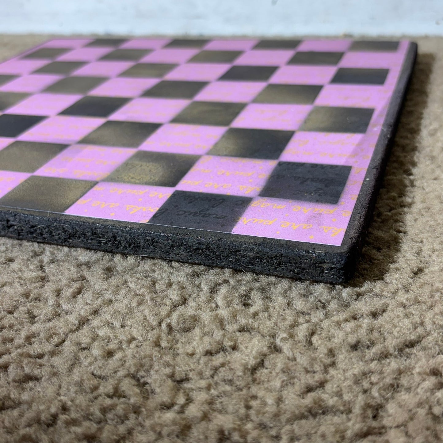 Purple Glimmer - Scrapbook Chess Board