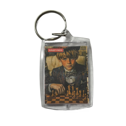 Young Prince - Chess  Photo Keychain