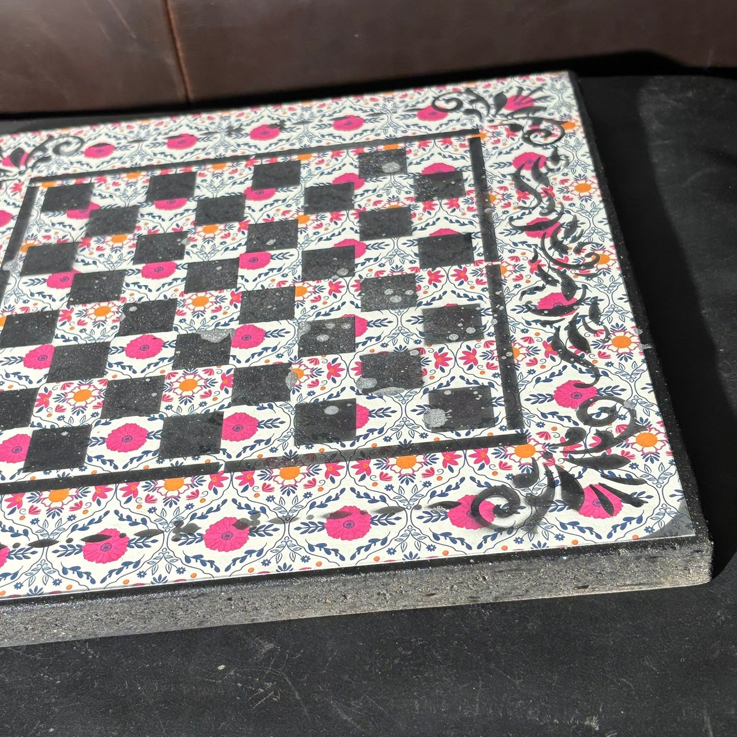 Vintage Royal - Scrapbook Chess Board
