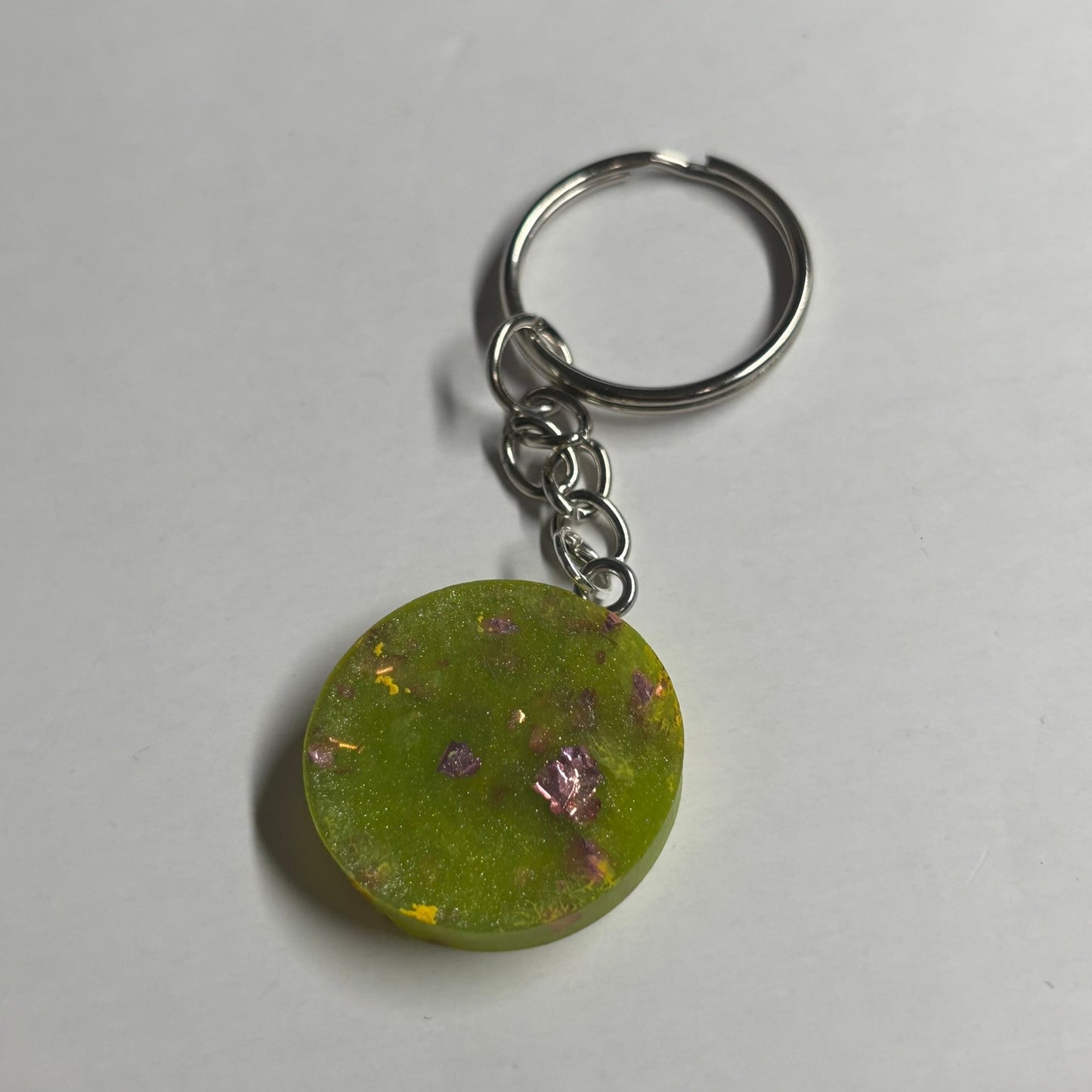 Royal Green King - Handmade Resin Keychain