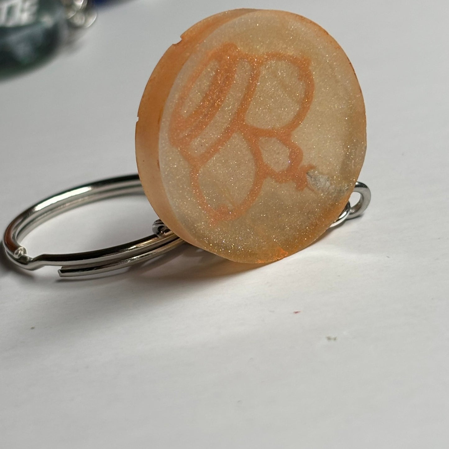 Shinning Orange King - Handmade Resin Keychain