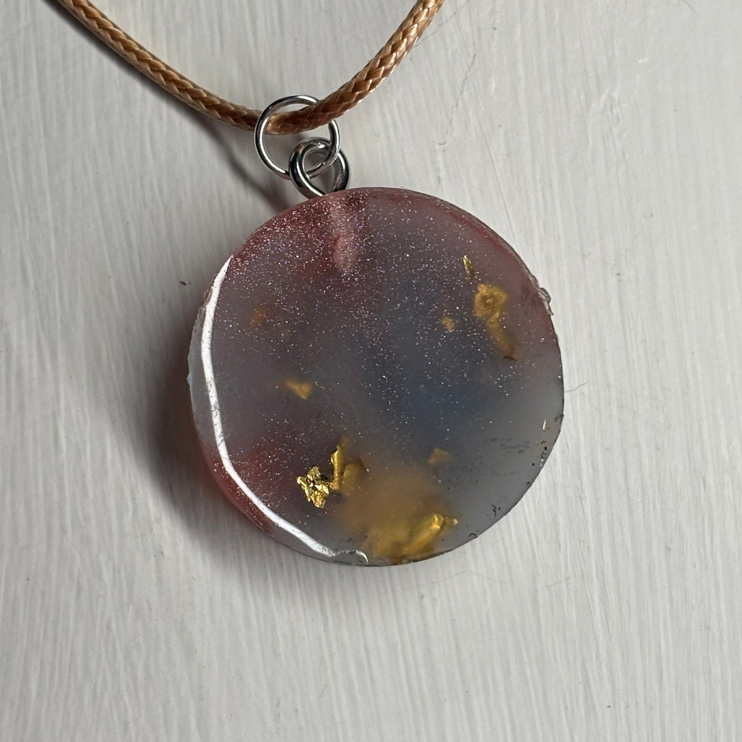 Colored Crystal Knight - Handmade Resin Chess Necklace