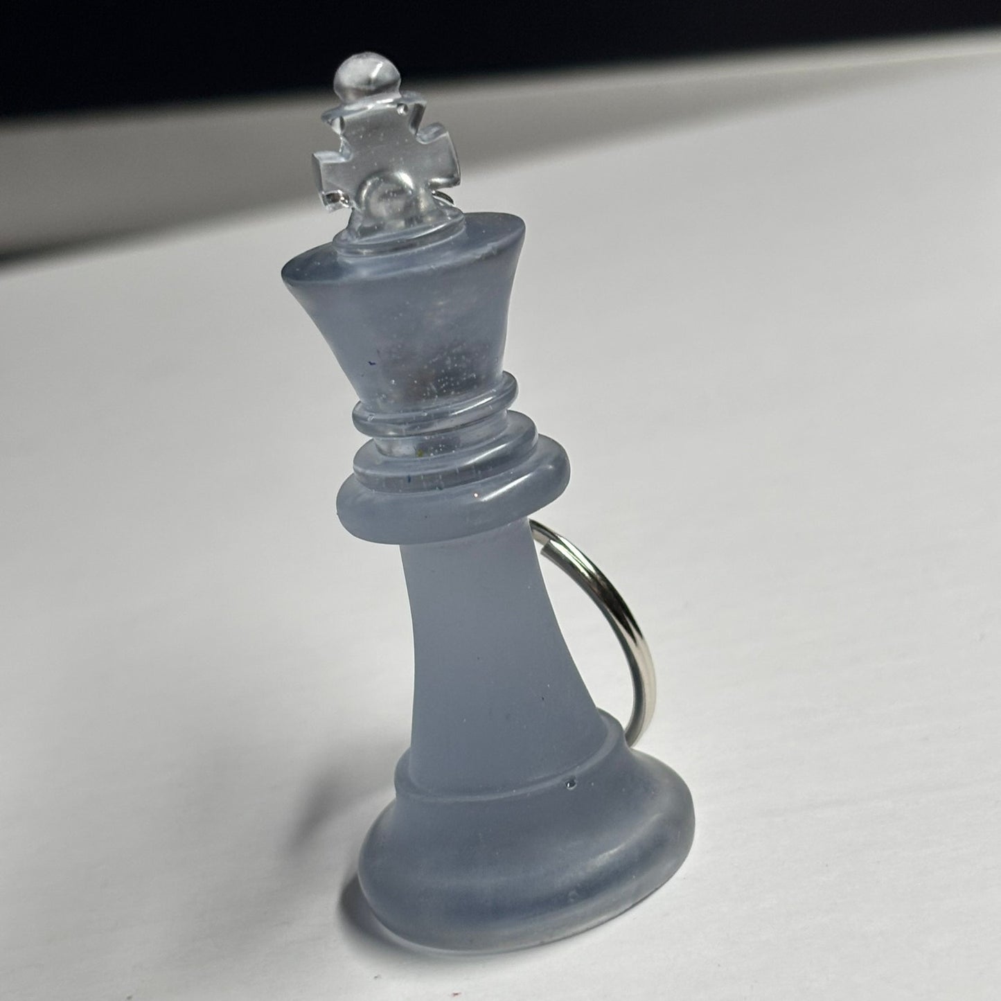 Light Blue King - Handmade Resin Keychain