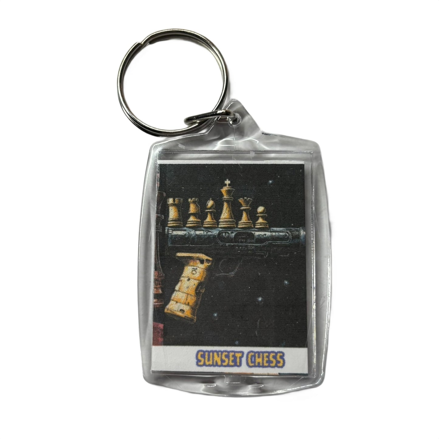 Firepower - Chess  Photo Keychain