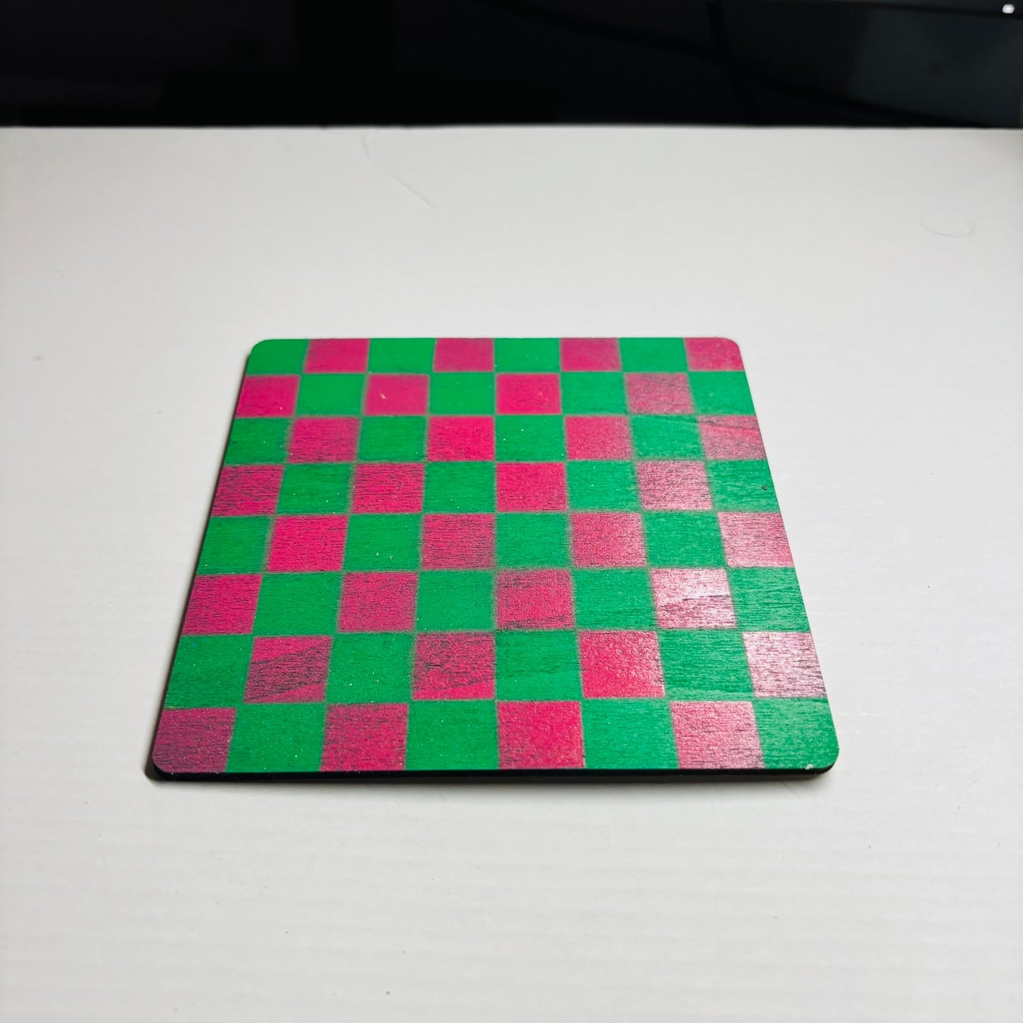 Pinkish Green - Mini Chess Set
