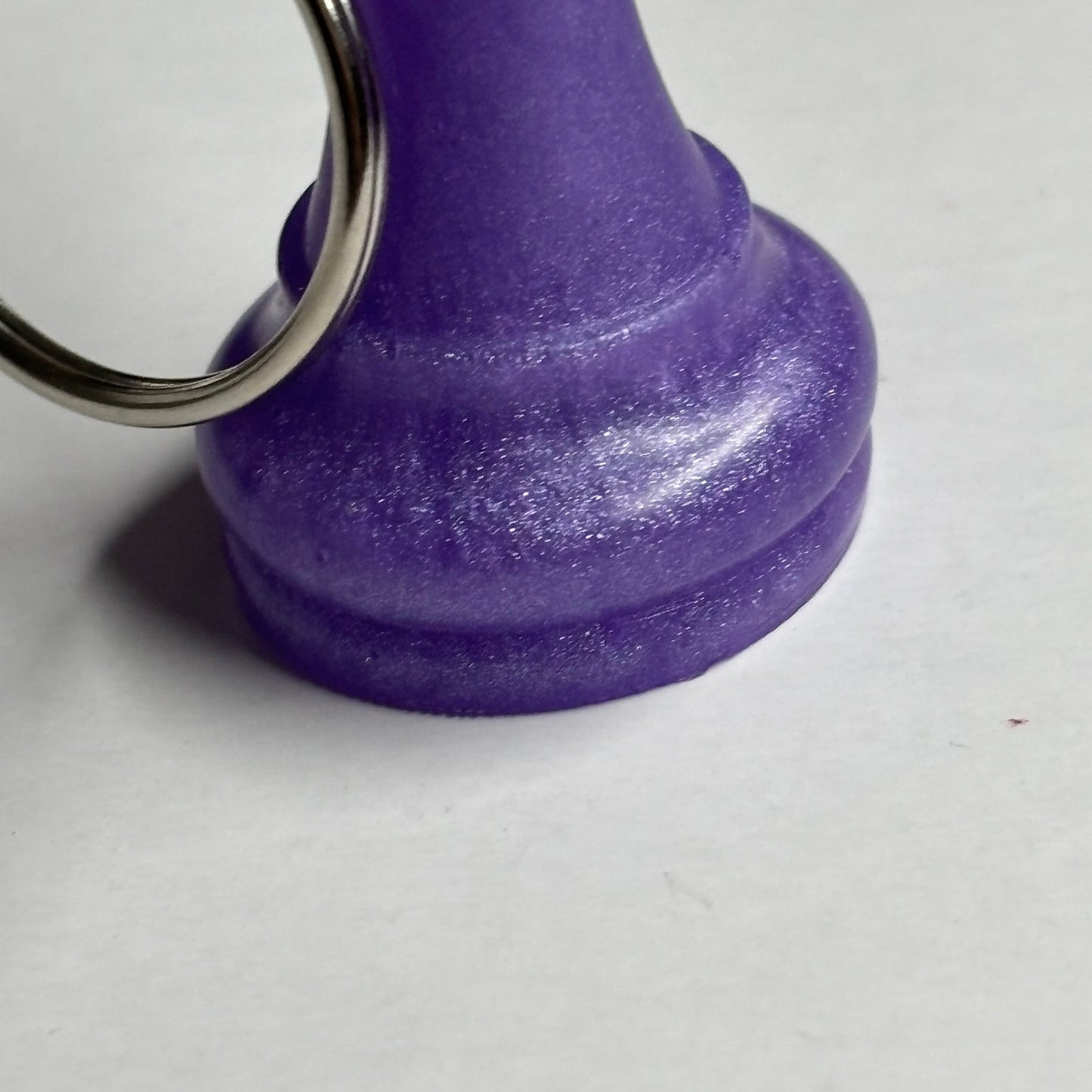 Purple Queen - Handmade Resin Keychain